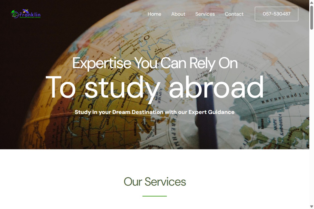 Franklin Career Advisor website thumbnail